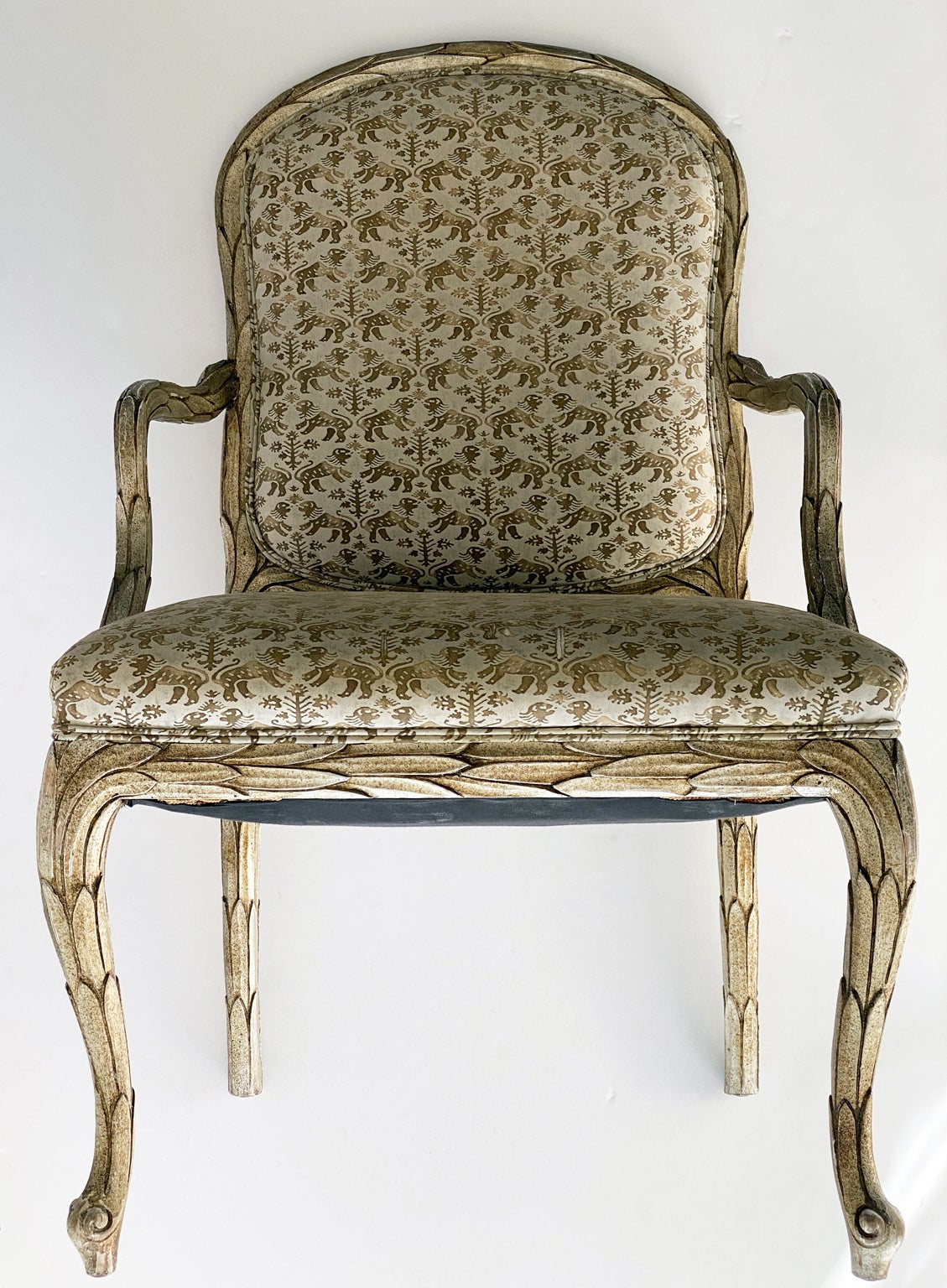 David Barrett Designer Louis XV Dining room chairs - set of eight