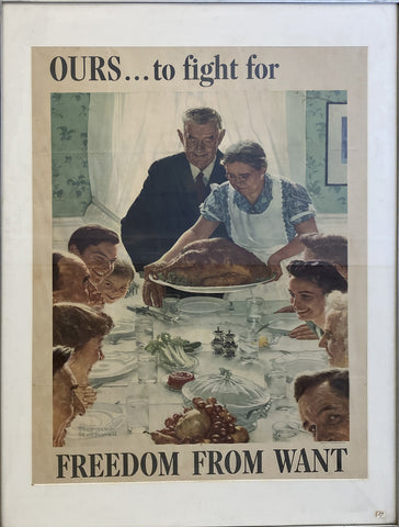 Freedom From Want - The Four Freedoms - Norman Rockwell