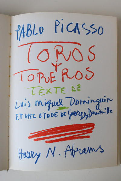 Pablo Picasso, Toros y Toreros (first edition), 1961