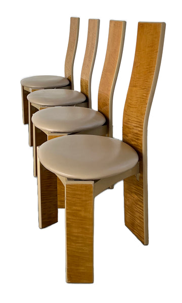 Mario Marenco - Set of 10 dining chairs (2 host + 8 guest)