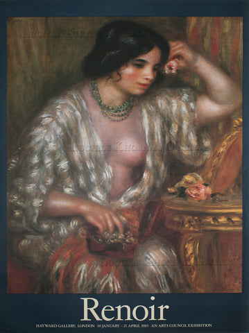 Pierre-Auguste Renoir, "Gabrielle Wearing Jewelry", Hayward Gallery, London 1985